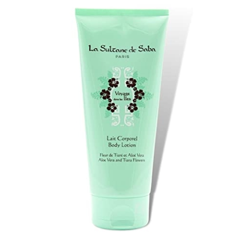 Tiare Blume Body Lotion Aloe Vera Sultana von Saba Reise auf den Inseln