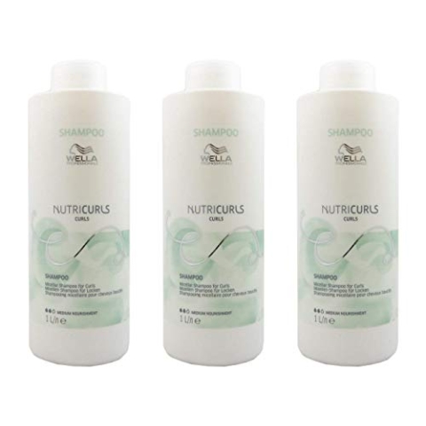 3 er Pack Wella Nutricurls Shampoo Curls 1000 ml