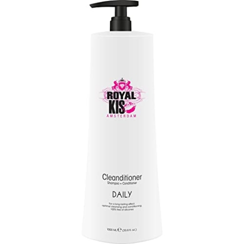 Royal KIS Daily Cleanditioner - 2 in 1: Shampoo & Conditioner - 1000 ml - Tägliche Anwendung - alle Haartypen - ohne Silikone