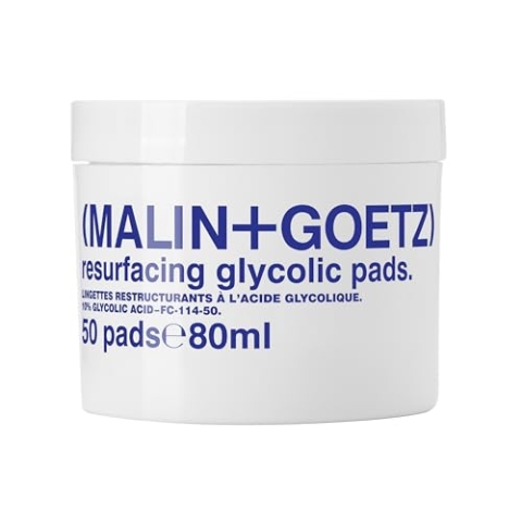 (Malin + Goetz) + Goetz Resurfacing Glycolic Pads for Unisex 50 Pads Treatment