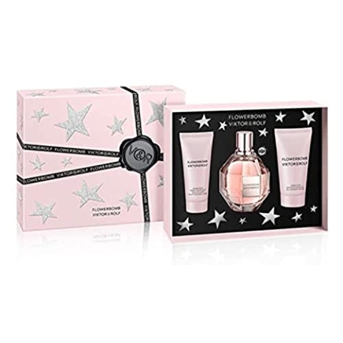 Viktor & rolf Flowerbomb Eau de Parfum, 100 ml + Körpermilch 40 ml + Duschgel 50 ml