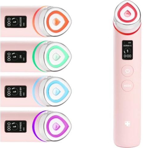 Medicube Age-R Booster Pro Pink | 6-in-1 Echtglas Glow Beauty Massagegerät | Looking Glass Skin | Koreanische Hautpflege