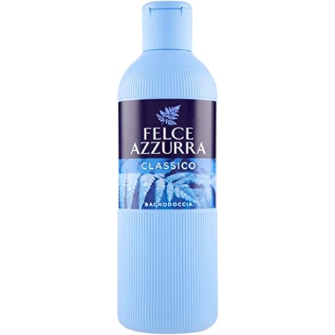 12x Paglieri Felce Azzurra Klassisches Duschgel unverwechselbares Parfüm spendet der Haut Feuchtigkeit - 650 ml + Italian Gourmet polpa 400g