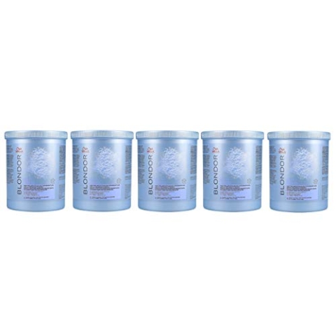 5er Wella Professionals Blondor Multi Blonde Powder Blondierung 800 g