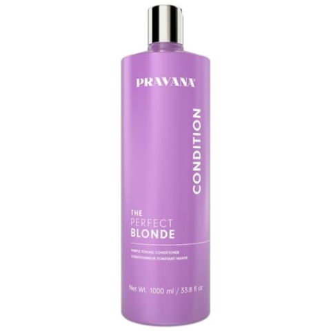 Pravana The Perfect Blonde Purple Toning Conditioner für Unisex, 958 ml