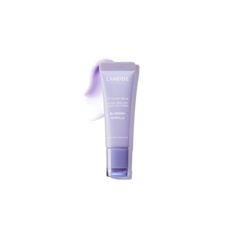 LANEIGE Lip Glowy Balm Blueberry: Hydrate, Glossy, Lightweight, Moisturize & Tint with Shea Butter