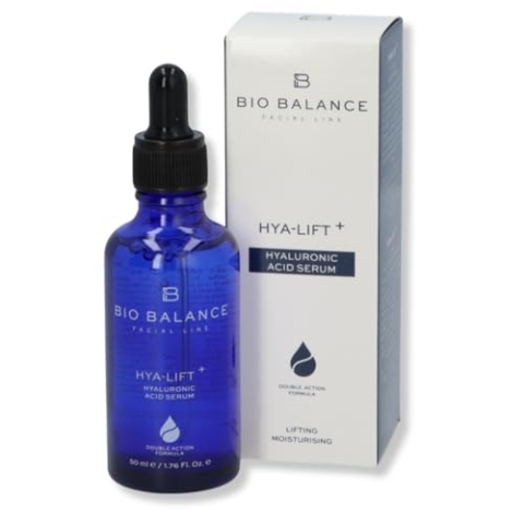 Hyaluron Serum Hya-Lift Plus von Bio Balance – Intensiv feuchtigkeitsspendendes Anti-Aging Serum für strahlende, glatte Haut – 50 ml