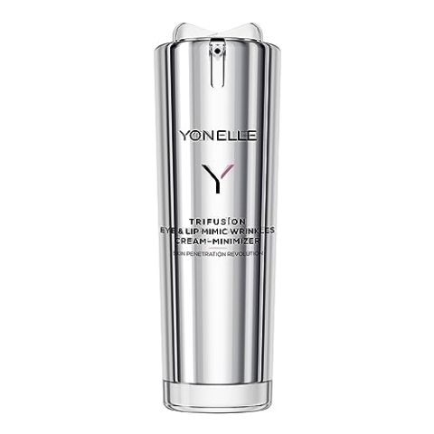 YONELLE TRIFUSION Gesichtscreme für Reduzierung Mimischer Falten - Feuchtigkeitscreme Gesicht - Anti Falten Crème mit Hyaluronsäure und NANODISC™ Pharma Complex 15 ml - Falten Weg Soforteffekt