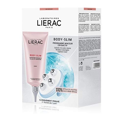 LIERAC BODY-SLIM Robustes Cellulite-Programm - Konzentrat Cyoaktiv + Massagegerät - Kaltwirkung - Schlank - Anti-Cellulite - Koffein - Körper - 150 ml