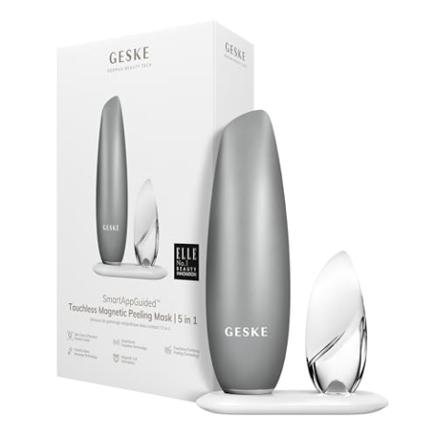 GESKE | SmartAppGuided™ Touchless Magnetic Peeling Mask 5 in 1 | Magnetische Gesichtsmaske | Entfernt Unreinheiten | Facemask | Porenreinigung | Pflege für Frauen & Männer | Gesichtsmasken