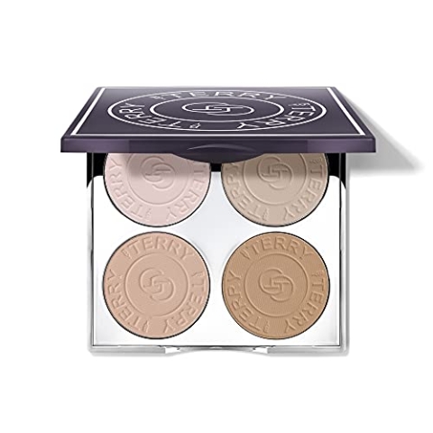 By Terry Hyaluronische Hydra-Powder Palette | 4-Farbtöne Konturpalette | Für makellosen Teint | Vegan | Fair bis Medium