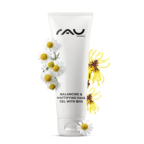RAU Balancing & Mattifying Face Gel mit BHA 75 ml - Creme bei unreiner öliger Haut, Mitessern, Mischhaut