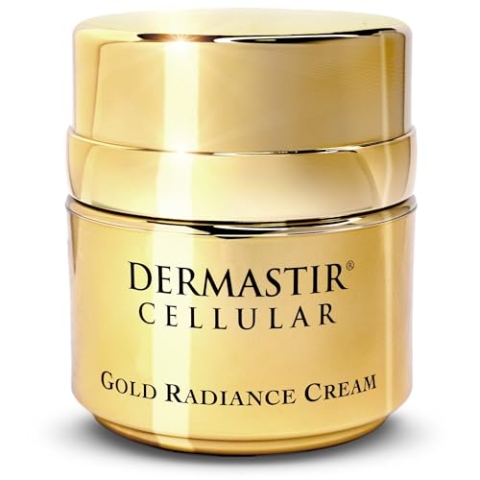 Dermastir Cellular Gold Radiance Anti-Falten Feuchtigkeitscreme mit 24K Gold für strahlende und strahlende Haut - 50ml