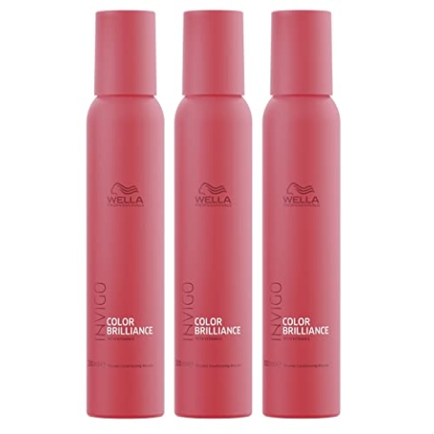 3er Color Brilliance Conditioning Mousse Invigo Wella Professionals mit Vitaminen angereichert 200 ml Unparfümiert