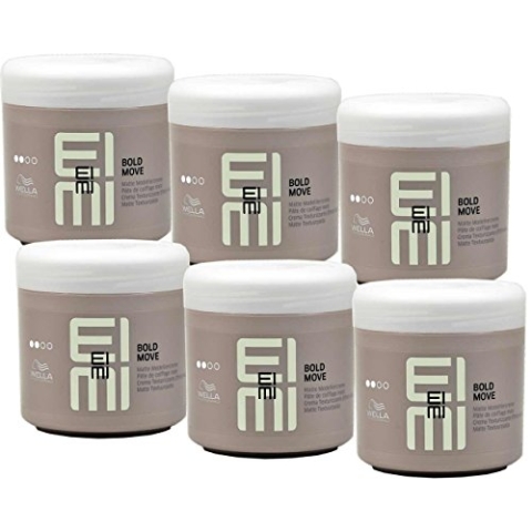6x WELLA EIMI BOLD MOVE Mattierende Modelliercreme - 150ml