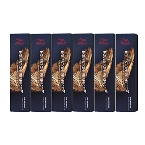 6er Wella Koleston Perfect ME+ 77/43 Mittelblond Intensiv Rot Gold 60 ml