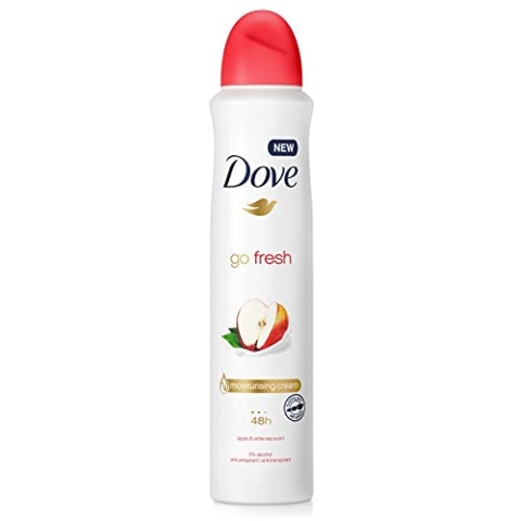 Dove Deospray Women - Go Fresh Apple & White Tea - 6er Pack (6 x 250ml)