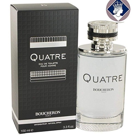 Quatre by Boucheron Eau De Toilette Spray 3.4 oz / 100 ml (Men)