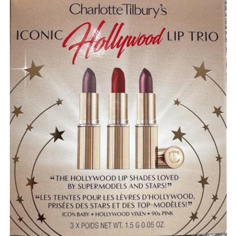 Charlotte Tilbury Iconic Hollywood Lip Trio