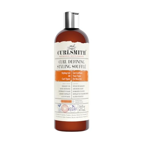 Curlsmith - Curl Defining Styling Soufflé - Mittlerer Halt Veganes Styling-Gel für welliges, lockiges Haar(474ml)