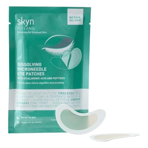 skyn ICELAND Dissolving Microneedle Augenpads mit Hyaluronsäure & Peptiden 1 Paar