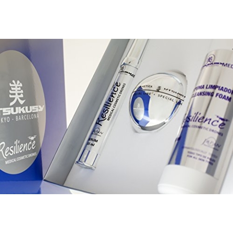 Utsukusy - Kit Resilience Pflege für Zuhause - Creme 50 ml + Serum 35 ml + Reinigungsschaum 200 ml - Komplettpaket