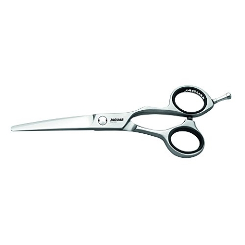 JAGUAR Haarschere XENOX Design 6.0" | Friseurschere im Offset-Design | 22 Karat teilvergoldet | Made in Germany