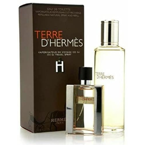 HERMES TERRE D'HERMES SET: EDT SPRAY 30ML + 125ML REFILL