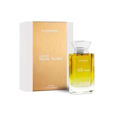 Al Haramain Musk Maliki 100 ml | Eau de Parfum für Damen | Spray, Unisex-Duft | Luxuriöses arabisches Parfüm