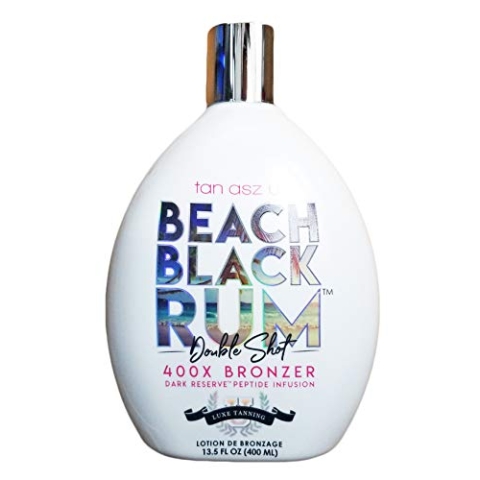 Tan Asz U Beach Black Rum - Flüssig, Vegan, Glutenfrei, Parabenfrei, Tierversuchsfrei, Hellblau, Dunkel