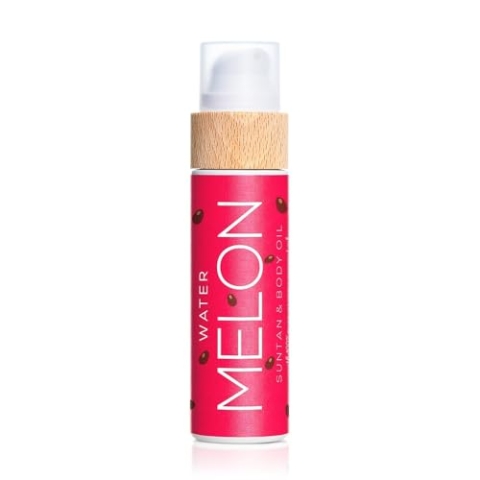 COCOSOLIS WATERMELON Bräunungsbeschleuniger – Bio-Bräunungsöl mit Vitamin E & Duft nach Wassermelone für schnelle intensive Bräune – Bräunungsverstärker für satte Bräune - pflegende Bodylotion
