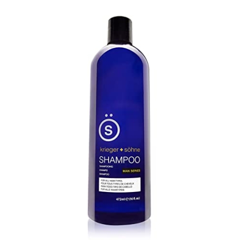 K + S Herren-Shampoo Profi Qualität - Mit Teebaumöl um Haarausfall, Schuppen und trockener Kopfhaut vorzubeugen (472ml-16oz)