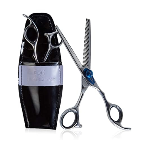 Olivia Garden Xtreme 6.0" Effilierschere mit 35 Zähnen - Rechtshänder-Schere - Ergonomischer Griff, Einstellbare Spannung, Perfekt zum Ausdünnen & Texturieren