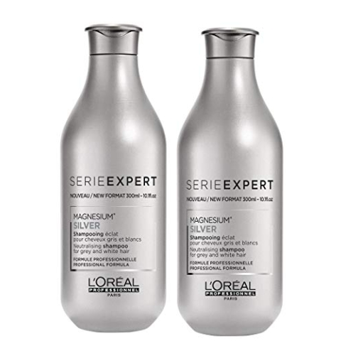 2er Loreal Professional Magnesium Silver Shampoo Serie Expert gegen Silber Stich 300 ml