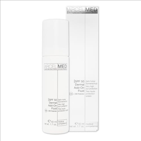 JEAN D'ARCEL - ARCELMED Dermal Add-On Fluid SPF 50+ - Anti-Aging Sonnenschutzcreme - ideal für empfindliche Haut - 50ml