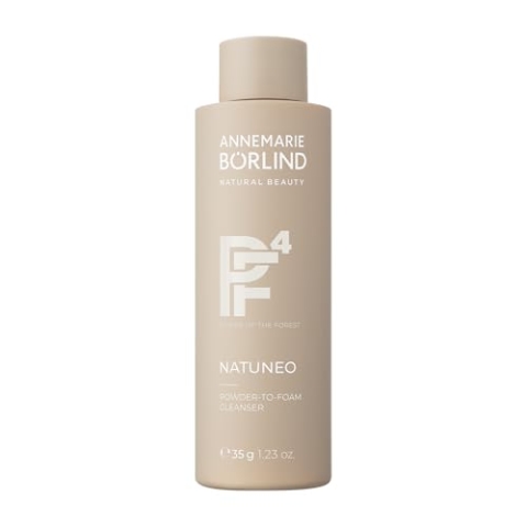 ANNEMARIE BÖRLIND NATUNEO SYSTEM HIGH PERFORMANCE POWDER-TO-FOAM CLEANSER (35g) - Sanfte Gesichtsreinigung mit Phytoplankton - Entfernt Make-up & Schmutzpartikel - Für frische & strahlende Haut, Vegan