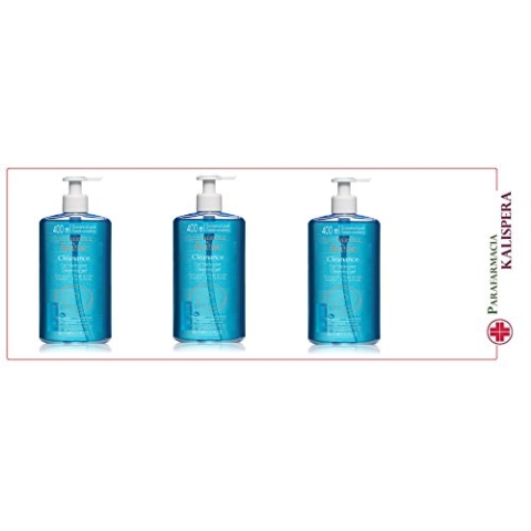 3 Avene Cleance Reinigungsgel 400 ml reinigt sanft Unreinheiten der Haut Gesicht und Körper