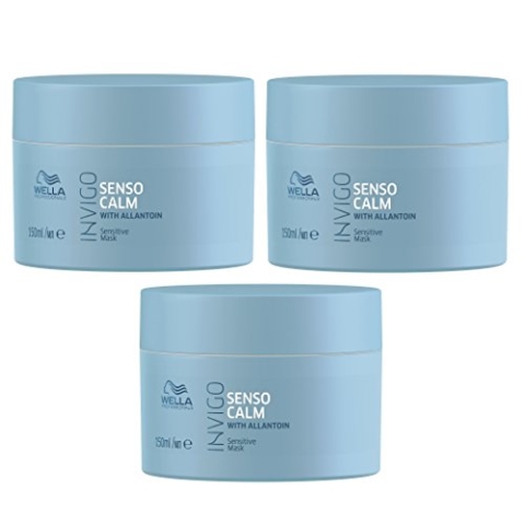3er Senso Calm Sensitiv Maske Invigo Wella Professionals mit Allantoin je 150 ml = 450 ml