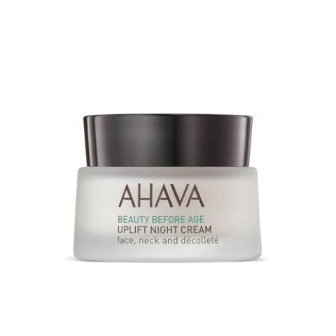 AHAVA Uplift Nachtcreme - Reichhaltige Creme für Straffung & Festigkeit, Anti-Aging Gegen Tiefe Falten, mit Osmoter, Tripeptid 38 & Shea Butter, 1.7 fl.oz