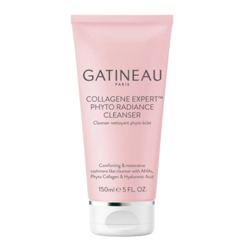 Gatineau Collagene Expert Radiance Cleanser, sanftes Peeling-Gesichtsreiniger und Toner, feuchtigkeitsspendend mit Hyaluronsäure (150 ml)