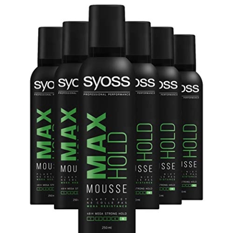 Syoss Max Hold Haarmousse 250ml, 6 Stück