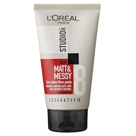 LOréal Paris 6er Pack - LOreal Studio Line - Haargel Invisible Fix Creme - 150ml