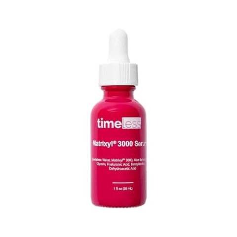 Timeless Skin Care Matrixyl 3000 Anti-Aging-Serum – Hochwirksames Serum zur Reduzierung von Falten, Verbesserung der Hautelastizität & für ein verfeinertes Hautbild – 30 ml