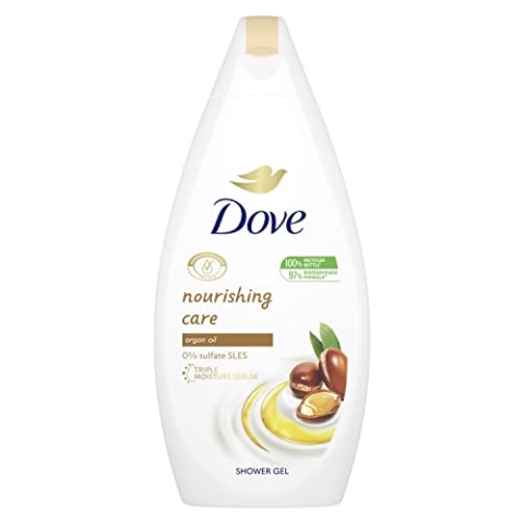 6er Pack - DOVE Women Duschgel "Nourishing Care" - 0% Sulfat SLES - 450ml
