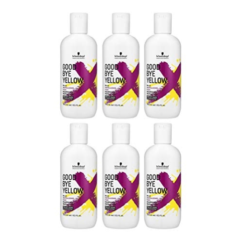 Schwarzkopf 6 er Pack Schwarzkopf Goodbye Yellow Shampoo 300 ml