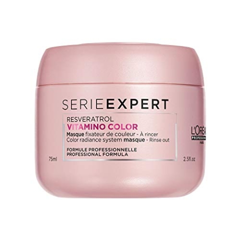 L'Oréal Professionnel Paris Serie Expert Vitamino Color Maske, Haarmaske für gefärbtes & gesträhntes Haar, Farbschutz & Glanz-Pflege, Intensivkur für mehr Leuchtkraft, 250 ml
