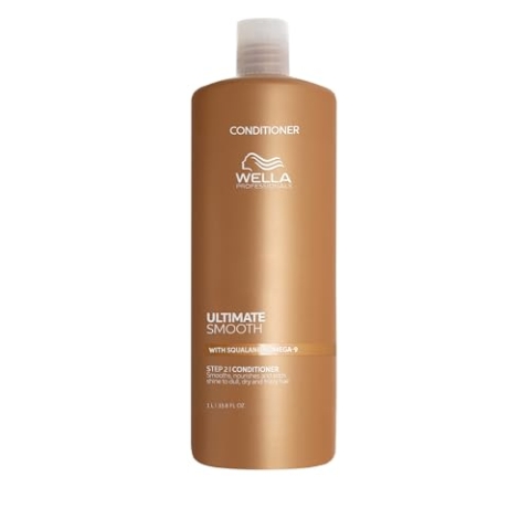 Wella Professionals Ultimate Smooth Conditioner - Pflegende Haarspülung Mit Squalan & Omega 9 - Für Trockenes, Stumpfes & Krauses Haar (1 l)
