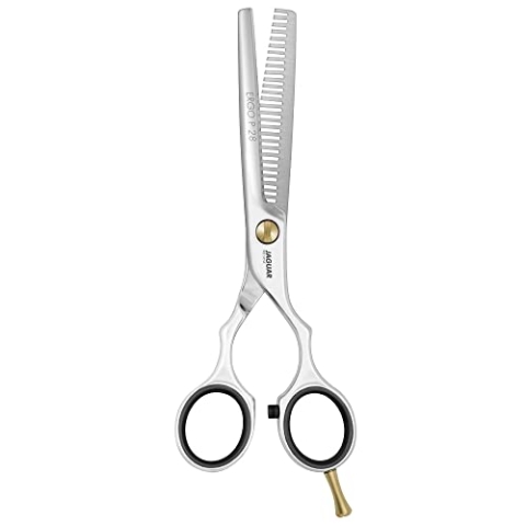 JAGUAR Modellierschere PRE STYLE ERGO P 28 5.5" | Texturierschere mit 28 Effilierzähnen im Classic-Design | poliert | Made in Germany