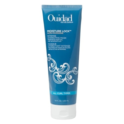 Ouidad Ultra Nährende Intensive Feuchtigkeitsmaske, Entwirrt das Haar und stellt Weichheit, Elastizität und Glanz Wieder her, angereichert mit Arganöl, um Feuchtigkeit aufzufüllen, 230 ml