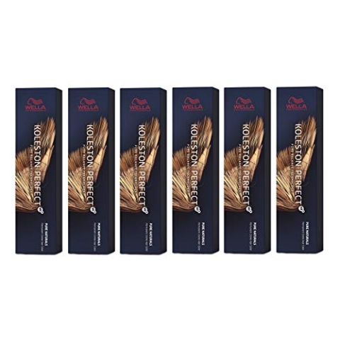6er Wella Koleston Perfect ME+ 10/04 Hell Lichtblond Natur Rot 60 ml